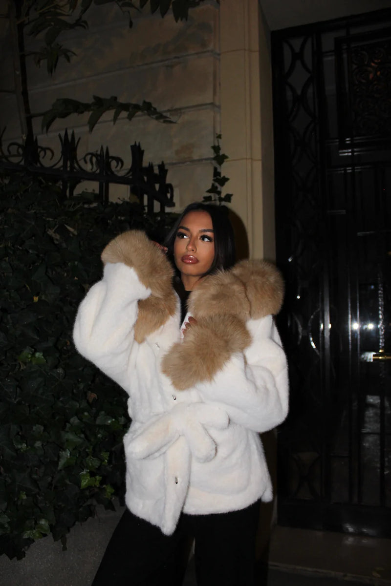 Vinterkappa i ull och kashmir